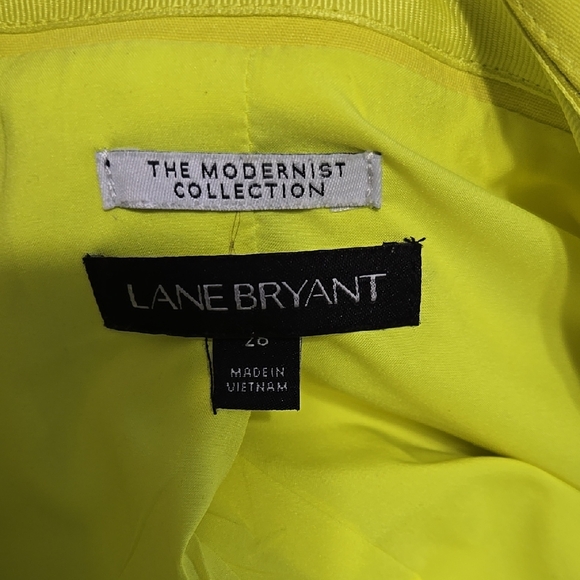 Lane Bryant Vibrant Yellow Women's Blazer - Picture 3 of 4